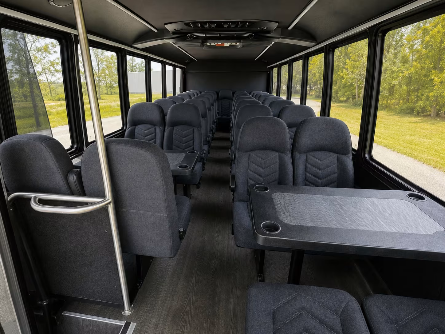 20 passenger minibus interior