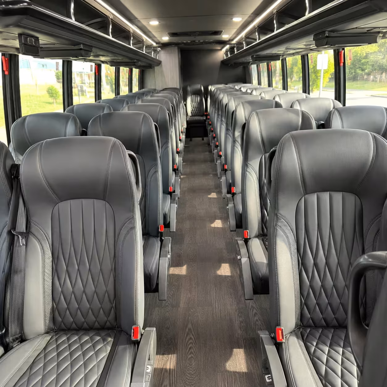 25 passenger minibus interior