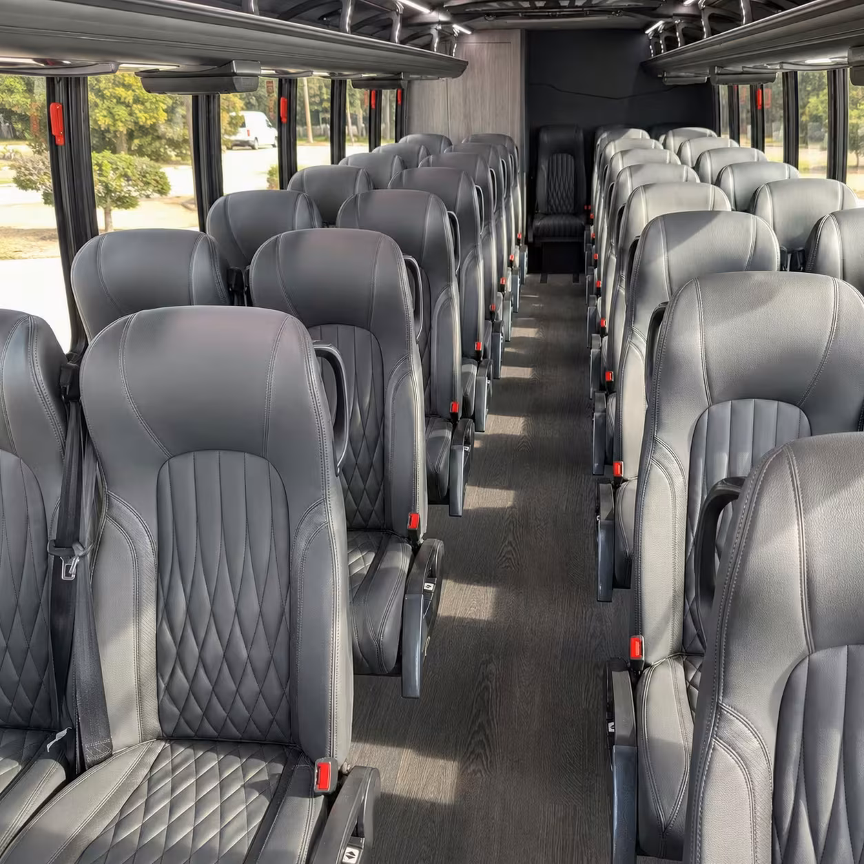 28 passenger minibus inside