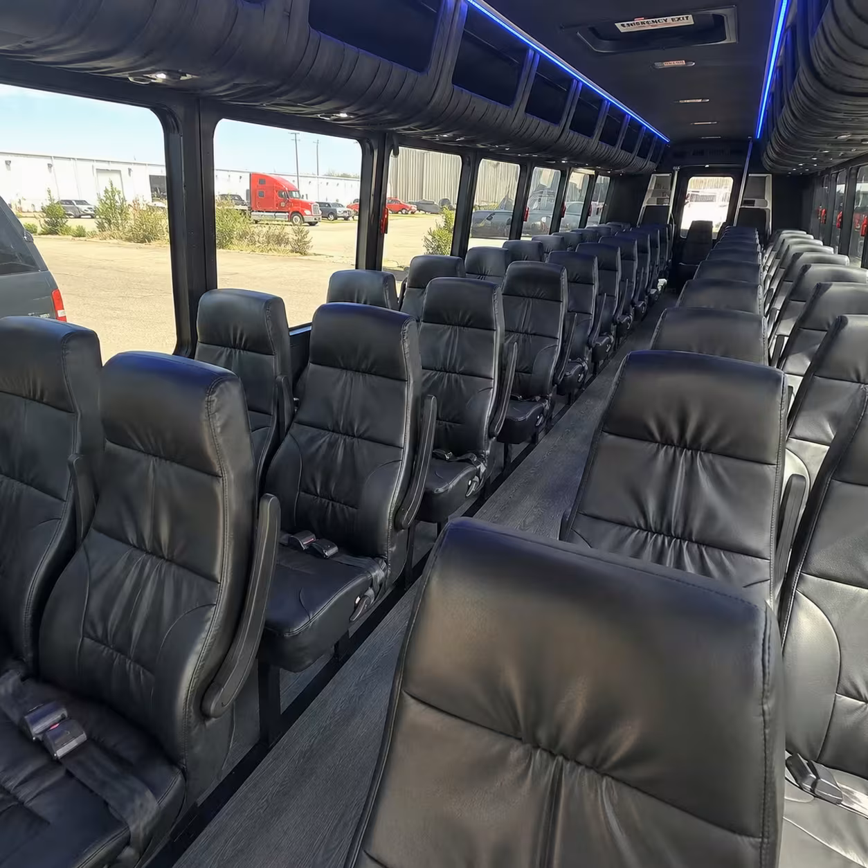 35 passenger minibus inside