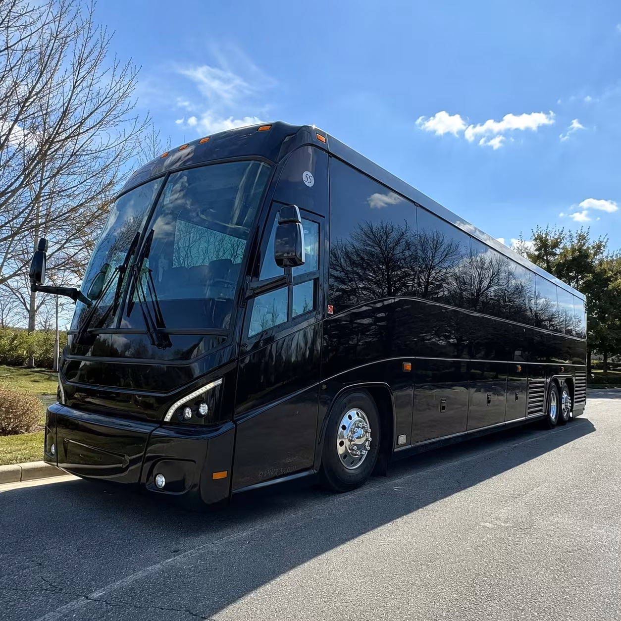 56 passenger charter bus