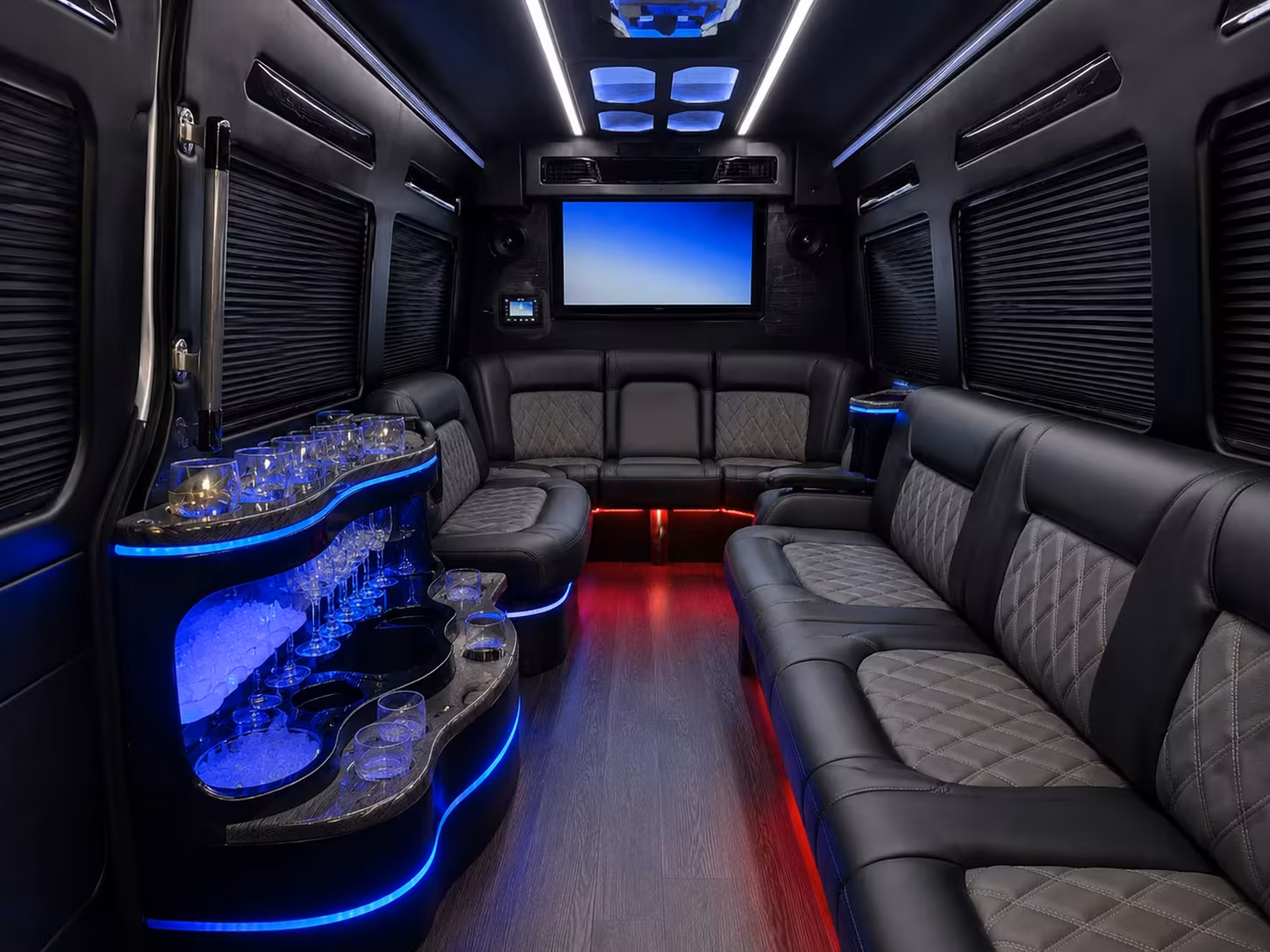 bus rental options for fargo trips
