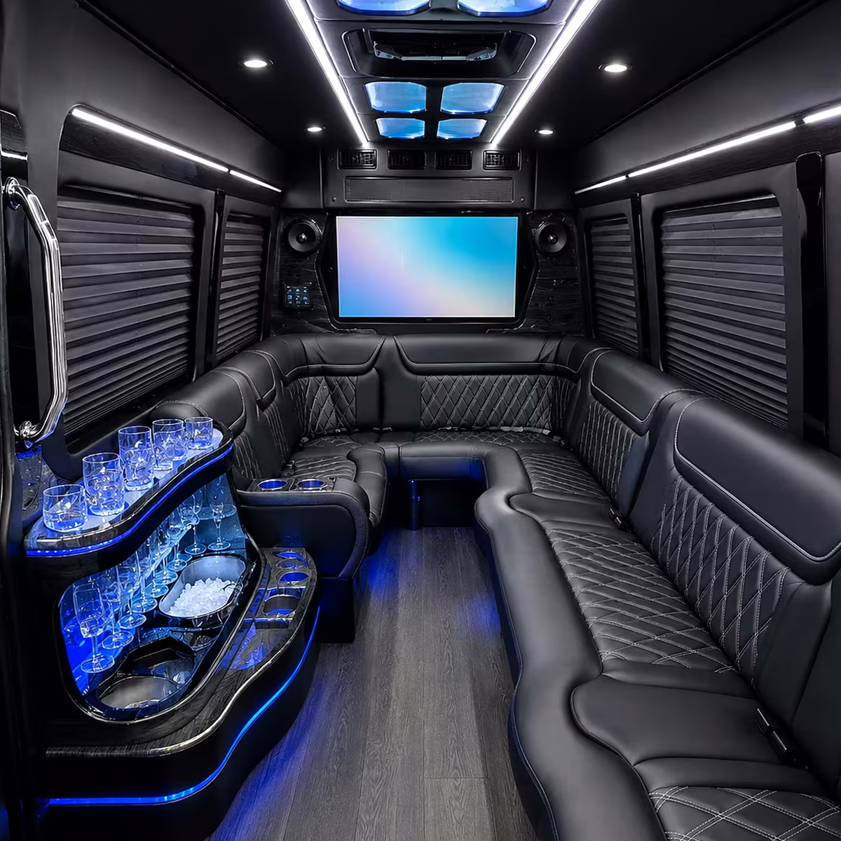 party bus interior