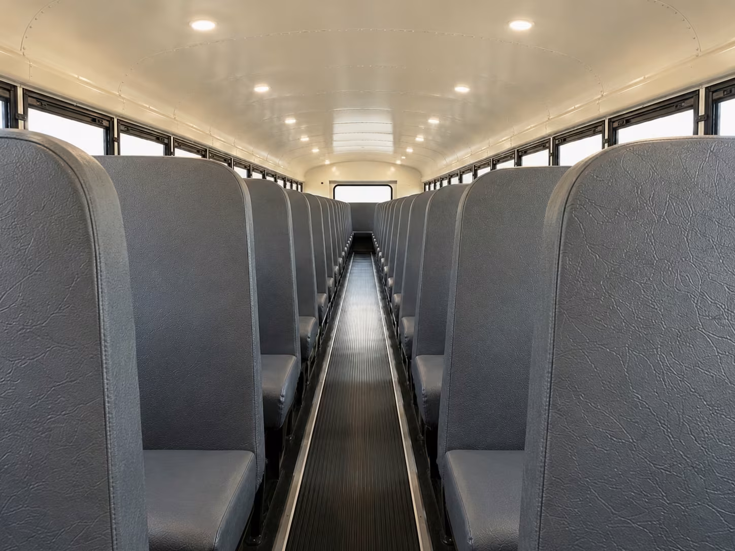 school bus inside