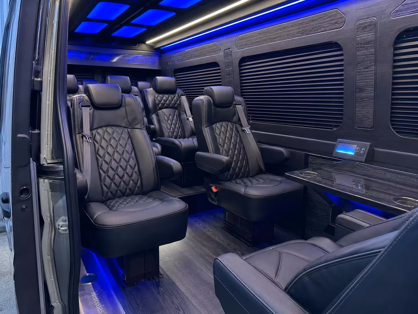 sprinter van transportation for groups and events across fargo