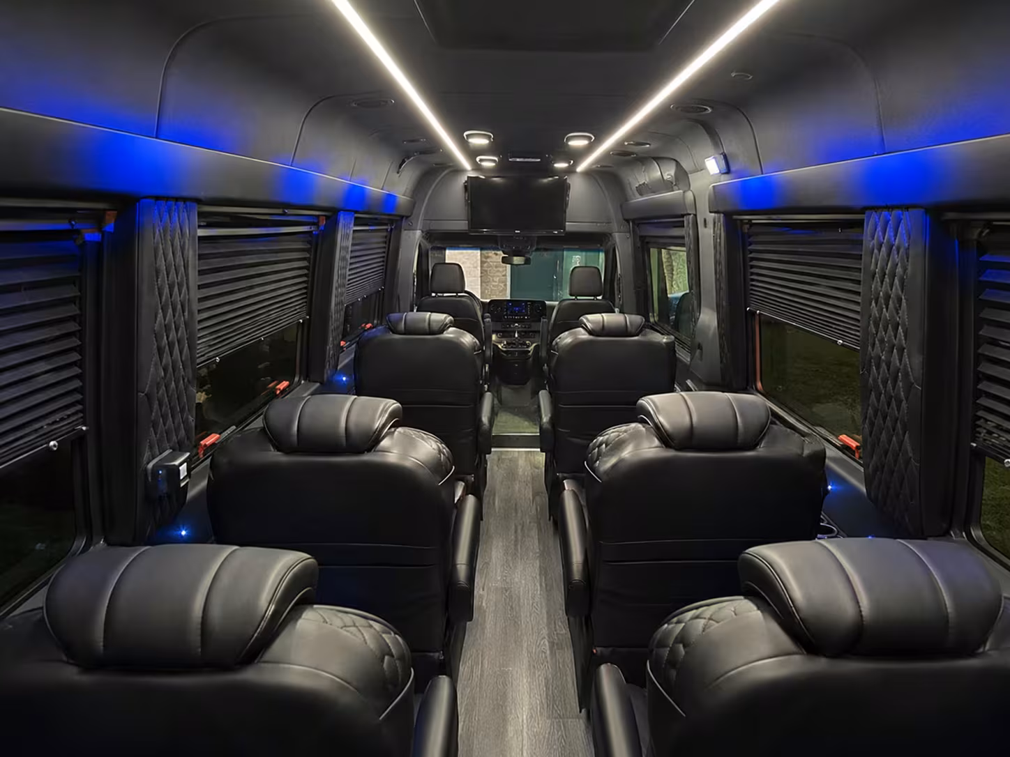 sprinter van with driver interior