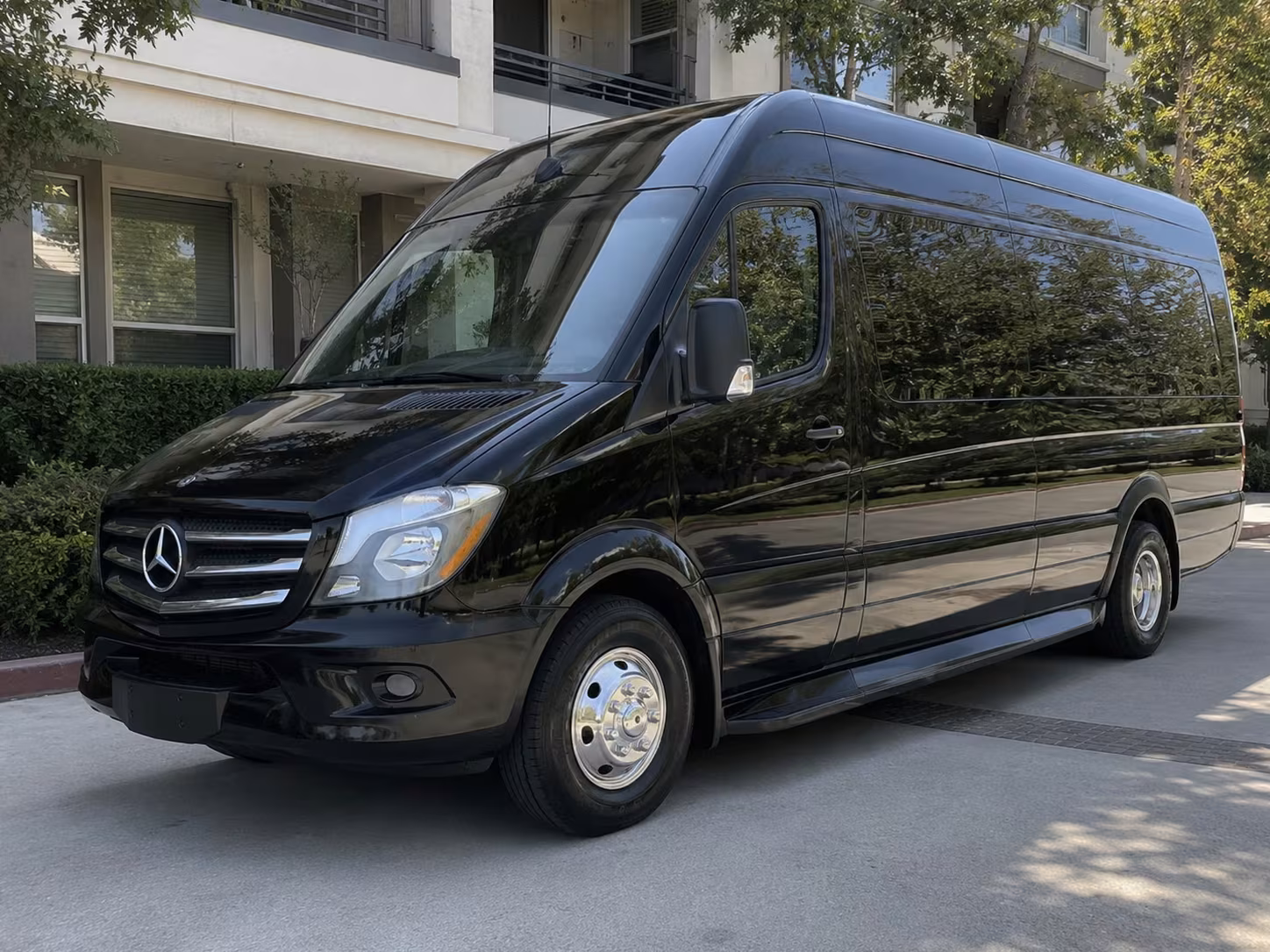 sprinter van with driver